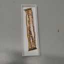 MOFREE Beaded Band for Women Compatible with Apple Watch 38mm 40mm 41mm 42mm, Fashion Crystal Elastic Straps Wristbands for iWatch Bands Series 11/10/9/8/7/SE/6/5/4/3/2/1 (Rose Gold/Yellowish)