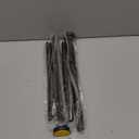 Thestoa Brown Shower Curtain Rod Adjustable 43-66 inch, 1"Diameter Spring Tension Curtain Rod No Drill, Anti-Rust Non-Slip Shower Rod for Bathroom Tension Rod