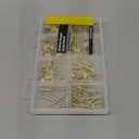 Hillman 130251 Medium Picture Hanger Assortment Kit (Brass)