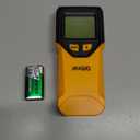 Stud Finder Wall Scanner - 5 in 1 Stud Finder Tool w/Microprocessor Chip and HD LCD Display, Stud Detector Beam Finders for the Center and Edge of Wood AC Wire Metal Studs Joist Pipe (Yellow Pear)