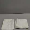 Chyhomenyc Short Curtains 30 Inch Length, Yellowish Faux Linen Textured Small Kitchen Curtain, Light Filtering Half Window Curtains for Bathroom Basement, Each 30x30 Inch, 2PCS, Creamprev. Ivory