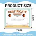 2 x 94 Pcs Student of Award Certificates End of School Year Superlatives Certificates Recognition Certificates of Achievement Graduation Birthday Certificates for Teacher Supplies (Basketball)