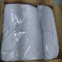 WJWHQ 5 Pack White Spandex Tablecloths, Stretch Fitted 6ft Table Cover (120 Inch) with Skirt, Wrinkle Free for Weddings, Parties, Banquets, Dining Fits 6 Foot Rectangle Tables