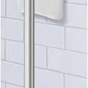 Command Bath Satin Nickel Towel Bar with Water Resistant Command Strips, Bathroom Organizer, 24 in Bar Length Holds up to 10 lbs