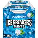 ICE BREAKERS Coolmint Sugar Free Mints Tins, 1.5 oz (8 Count) (EXP 04/01/28)