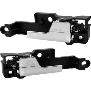 Upgraded Metal Interior Door Handles (Pair)  Compatible with 2006-2012 Ford Fusion, 2006-2011 Mercury Milan, 2006 Lincoln Zephyr, 2007-2012 Lincoln MKZ  Replaces 6E5Z-5422600-AA, 6E5Z-5422601-A (Front Left&Right Door Handle)