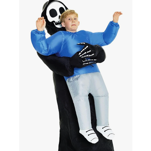 Morph Inflatable Grim Reaper Costume Kids, Blow Up Grim Reaper Costumes, Boys Halloween Costume, Halloween Costumes