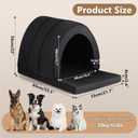Orthopedic Dog House, Indoor Dog Bed House for Large Medium Small Dogs