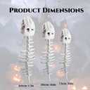 Wearable Dinosaur Skeleton Plush,Realistic 3D Skeleton Design Dinosaur Skull Outfit,Halloween Themed Costume