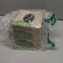 Sumnacon PU Leather Tissue Box Cover Modern Square Tissue Box Holder with Magnetic Closure Decorative Tissue Dispenser Stripes Textured Tissue Holder for Bathroom Car Home Office, Beige