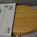 Angol Shiold ELONGATED Bamboo Wood Toilet Seat Soft Close 18.5Inch