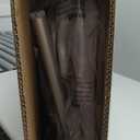 Vaunn Medical Deluxe Spa Shower Chair with Arms and Back, Bath Seat for Seniors, 350 lbs Max Weight, White With Light Gray Arms