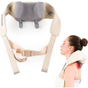 Neck Massager with Heat, Shoulder Massager, Shiatsu Neck and Back Massager, Muscle Pain Relief-Office, Home & Car Neck Massager with Heat, Shoulder Massager, Shiatsu Neck and Back Massager, Muscle Pain Relief-Office, Home & Car