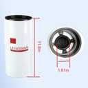 Oil/Lube Filter fit for Cummins ISX ISM QSX QSM QST X15 M11 LF14000NN