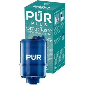 PUR PLUS Faucet Mount Replacement Filter 1-Pack, Genuine PUR Filter, 3-in-1 Powerful, Natural Mineral Filtration, Lead Removal, Blue (RF99991)