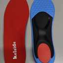 Orthotics Arch Support Metatarsalgia Insoles - Mortons Neuroma Inserts Relief Ball of Foot Pain - Orthopedic Insoles for Flat Feet - Shoe Inserts for Plantar Fasciitis (Red L)
