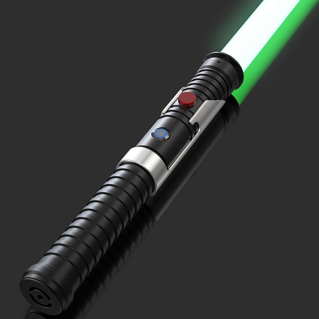 Light Saber for Dueling 12 RGB Light Saber with Motion Control Real Light Sabers for Kids Adults Smooth Swing Metal Light Sabers Toy with 16 Fonts for Halloween/Christmas Cosplay/Gifts/Fans