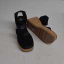 SM New York Wedge Heel Sandals Black 10