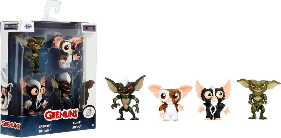 Jada Gremlins 2.5" 4-Pack Die-Cast Figures, Toys for Kids and Adults
