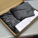 Safeeze Large Portable Heated Blanket 71" × 43", Includes 2 Portable 20000mAh 7.4V Power Banks, 11 Heating Zones, 3 Heat Settings, 1–6H Timer, Machine Washable, with Laundry Bag, Waist Belt & Backpack