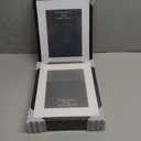 Rempry 8.5X11 Certificate Picture Frames Set of 11, Black 8.5x11 Photo Frames without Mat or Displays 6X8 Picture with Mat, Wall Mount or Tabletop Display for Home, Office