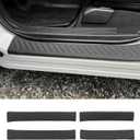 Door Sill Protector Compatible with 2023-2025 Honda Pilot 2023-2025 Honda Ridgeline Step Protector Door Edge Step Guard Car Side Dust Shield Cover 2024 Pilot Exterior Accessories (Outer)