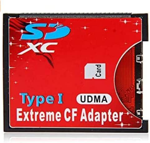 BR & TD SDHC SDXC to CF Memory Card Adapter Reader Type I CF to SD Card Converter