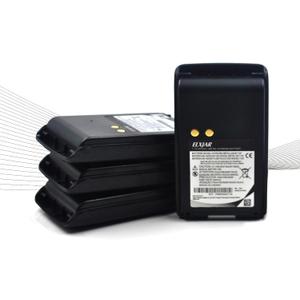 (4-Pack) 7.2V 1500mAh Ni-MH Battery Replacement for Motorola Mag One BPR40 A8 Radios PMNN4071 PMNN4071A PMNN4071AR Walkie Talkie with Belt Clip