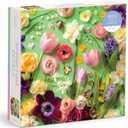 Galison Springtime Petals  Julie Seabrook Ream 500 Piece Puzzle Featuring A Variety of Flowers Blooming During Spring Months