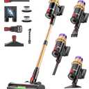 Cordless Vacuum Cleaner, 650W 50KPa 70-Min Runtime Stick Vacuum, Self-Standing Lightweight Vacuum for Pet Hair, Hardwood Floors, Carpet, Stairs & Car, LED Display