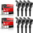 MAS Ignition Coil DG508 & Motorcraft Spark Plug SP479 compatible with Ford Lincoln Mercury 4.6L 5.4L V8 Crown Victoria Expedition F-150 F-250 Mustang DG457 DG472 DG491