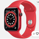 Apple Watch Series 6 GPS, 44MM Product (Red) Aluminum Case With Product(Red) Sport Band - Regular 44 MM
