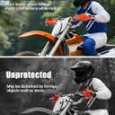 JFG RACING Dirt Bike Hand Guards,7/8" and 1 1/8" Handlebar Motorcycle Handguards Accessories Universal for EXC-F XC-W SX SX-F 125 250 300 350 450 Dirtbike Ebike ATV Pit Bike Motocross Enduro-Orange