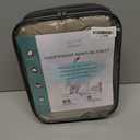 puredown Blankets Queen Size - Soft Lightweight Down Blanket for All Seasons, Cozy Warm Luxury Bed Blanket with Satin Trim, Khaki (90"X90")