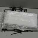 Mfacoy 3 Tier Serving Tray Set, 12" Tiered Serving Trays Platters, Reusable Serving Tray for Party, Collapsible Sturdier Stand with Stable Cross Bars, Serving Platters for Veggie, Fruit, Dessert