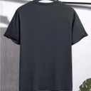 RoseSeek Men's Color Block Short Sleeve Tee Shirts Casual Crewneck T Shirt Trendy Summer Tops (L)