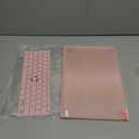 IBENZER Compatible with New MacBook Air 13 inch case 2022 2021 2020 M1 A2337 A2179 A1932, Hard Shell Case&Keyboard Cover&Screen Film for Mac Air 13 with Touch ID (2018-2022), Sakura Pink,AT13SKPK+2