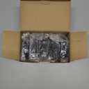 RidRed Office Chair Wheels - Replacement Rubber Wheels - Universal Fit 3 Inch Casters, Heavy-Duty Chair Casters, Noise Free, Fits 98% Chair, for All Floor (5) (Transparent)