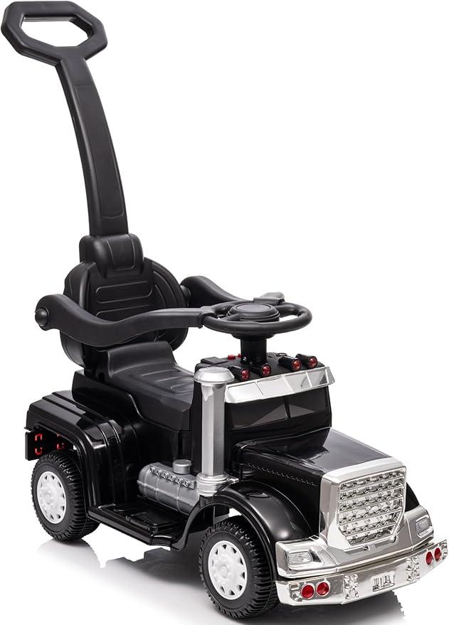 Outfunny 3-in-1 Ride on Push Car for Toddler 1-3 Years with Handle & Music