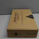 Automatic Sensor Touchless Bathroom Faucet, Waterfall Single Hole Bathroom Sink Faucet Stainless Steel, Hands Free Motion Sensor Lavatory Faucet with Hole Cover Plate (Regular Version, Black) (Chrome)