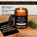 60th Birthday Gifts for Men, 6 Pcs Cool Birthday Gifts Ideas with Whiskey Glass with Frozen Stone, Funny Socks, Toilet Paper, Scented Candle, Keychain, Greeting Card for Him, Husband, Dad, Grandpa2026 (EXP 12/31/26)