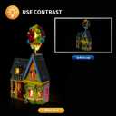 Vaodest LED Light for Lego Disney PixarUpHouse 43217 Set,Design and Configuration Compatible with Model 43217 (LED Light Only, Not Building Block Kit)