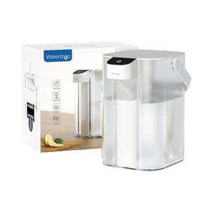 Waterdrop Electric Water Filter Pitcher, Reduce 99.6% of Lead and 45+ Impurities, 200-Gallon Rechargeable Water Dispenser, Instant 15-Cup Countertop System, NSF/ANSI 401&53&42&372, NOT Reduce TDS (White)