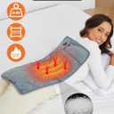 Vofuoti Portable Heating Pad, Cordless Weighted Heating Pads with 10000mAh Battery and 3 Heat Settings, Electric Heated Pad for for Back, Abdomen, Neck & Shoulder, 12" x 24"