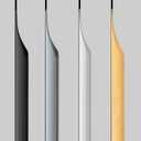 5 Pack Finger Pulls for Cabinets, Streamlined Long Concealed Handle for Home Kitchen Door Drawer Cabinet, Mount Finger Edge Tab Pull Aluminum (Golden,1200mm/47.24" Overall Length)