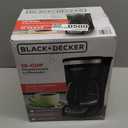 BLACK+DECKER 12-Cup Digital Coffee Maker, Programmable, Washable Basket Filter, Sneak-A-Cup, Auto Brew, Water Window, Keep Hot Plate, Black