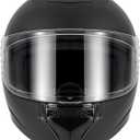 Motorcycle Helmets Full Face for Adults Motorcycle Helmet Men & Women - DOT Approved with 2 Removable Visors (1 Clear + 1 Tinted), Suitable for Powersports, Bike & Motocross Rides (Black)