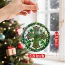 St. Patrick's Day Celtic Cross Christmas Ornaments: Christmas Tree Ornaments, Irish Holiday Decor, Stocking Stuffers, Christian Gifts, Religious Gifts, Cross Gift & Irish Shamrock Gift