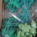 Suncalla 36 Pcs St. Patrick's Day Decorations Shamrock Picks Glitter Foam St. Patrick's Day Clover Picks Tree Topper Decorative Green Shamrock for Basket DIY Crafts Wreaths 3 Green Colors