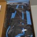 Dog Lift Harness for Large Male Dogs, 2-in-1 Detachable Support Harness, Full Body Carrying with 4 Handles, Dog Sling for Large Dogs Hind Leg Support(Black, X-Large)